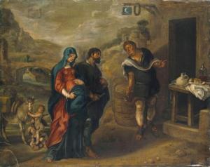 Mary_and_Joseph_seeking_refuge_in_Bethlehem_-_Simon_de_Vos